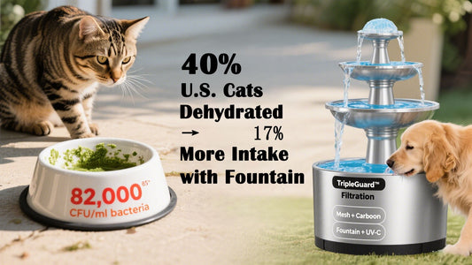 💦 Fountain vs. Bowl: The Ultimate Showdown for Your Pet’s Hydration Health