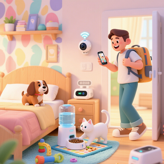 ✈️ Stress-Free Vacations: Your Step-by-Step Guide to Leaving Pets Home Alone (Feeder Tips Inside!)