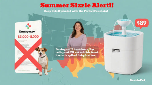 ☀️ Summer Sizzle Alert: Keep Pets Hydrated with the Perfect Fountain (Tips Inside!)