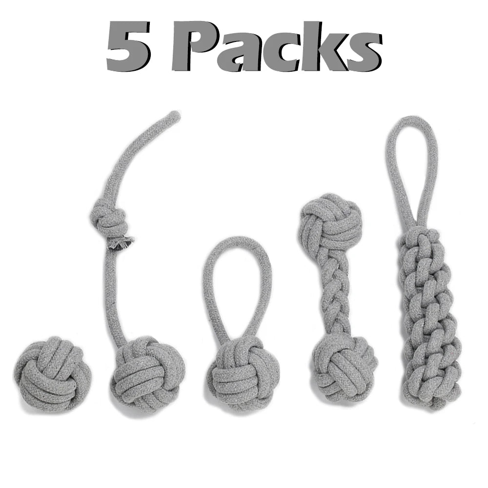 AUSIDAPET 12Pcs Large Dog Toy Sets Chew Rope Toys for Dog Chewing Toys for Dog Outdoor Teeth Clean Toy for Big Dogs Juguete para Perros