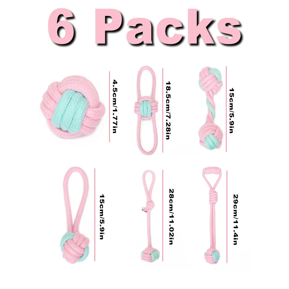 AUSIDAPET 12Pcs Large Dog Toy Sets Chew Rope Toys for Dog Chewing Toys for Dog Outdoor Teeth Clean Toy for Big Dogs Juguete para Perros