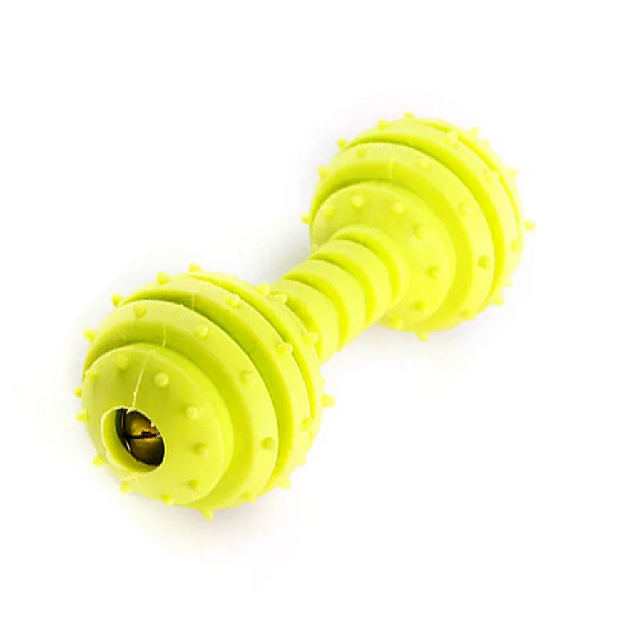 AUSIDAPET 1pcs dog chew pet TPR bite resistant toy dumbbell grind teeth pet dog toy