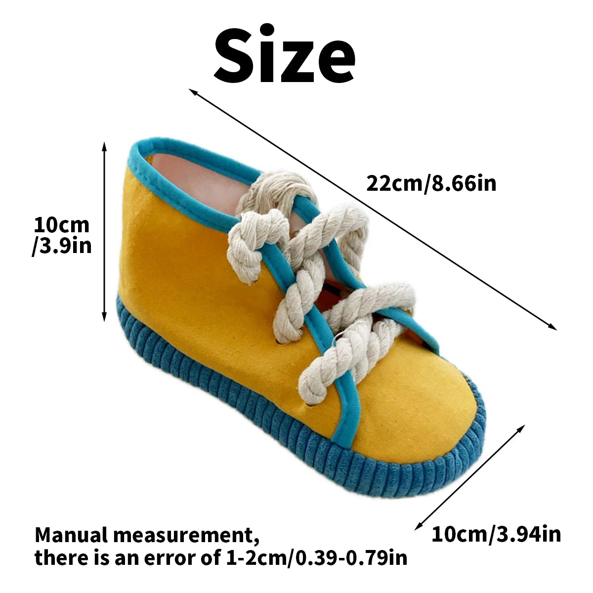 AUSIDAPET A dog food hiding and sniffing slippers sound toy to relieve boredom training pet artifact Teddy teething rope knot pet toy