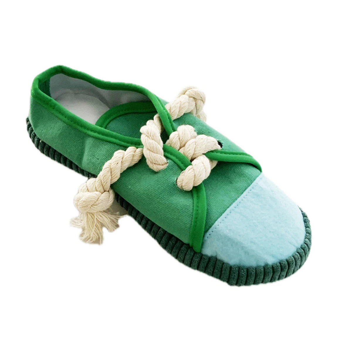 AUSIDAPET A dog food hiding and sniffing slippers sound toy to relieve boredom training pet artifact Teddy teething rope knot pet toy