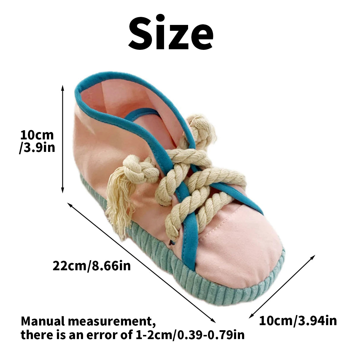 AUSIDAPET A dog food hiding and sniffing slippers sound toy to relieve boredom training pet artifact Teddy teething rope knot pet toy