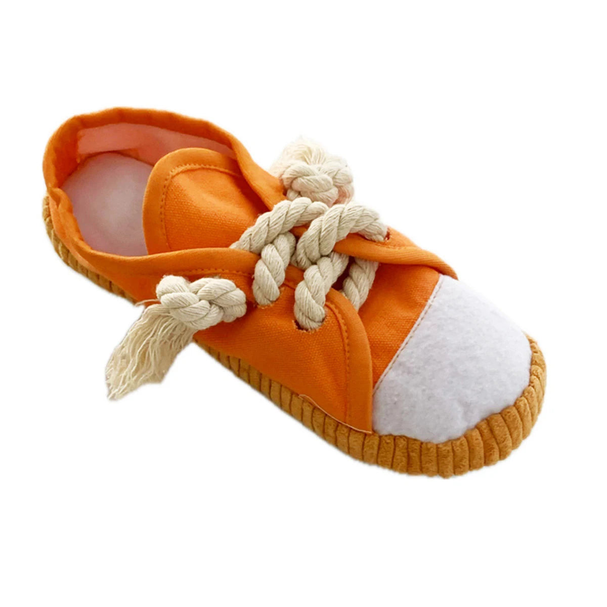 AUSIDAPET A dog food hiding and sniffing slippers sound toy to relieve boredom training pet artifact Teddy teething rope knot pet toy