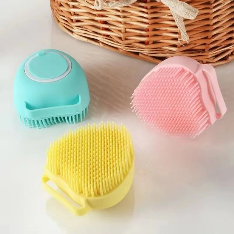 AUSIDAPET Bathroom Puppy Big Dog Cat Bath Massage Gloves Brush Soft Safety Silicone Pet Accessories for Dogs Cats Tools Mascotas Products