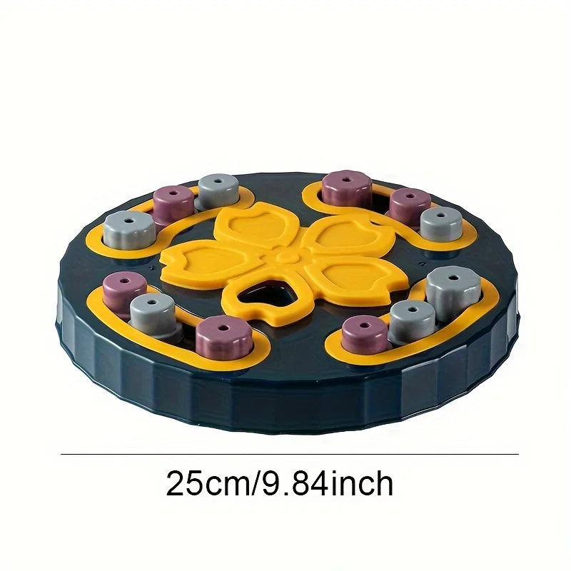 AUSIDAPET Cartoon Patterned Nylon Chew Toy Suitable for All Breed Sizes Interactive Slow Feeding Bowl Puzzle for Dog Cat Toys Interactive