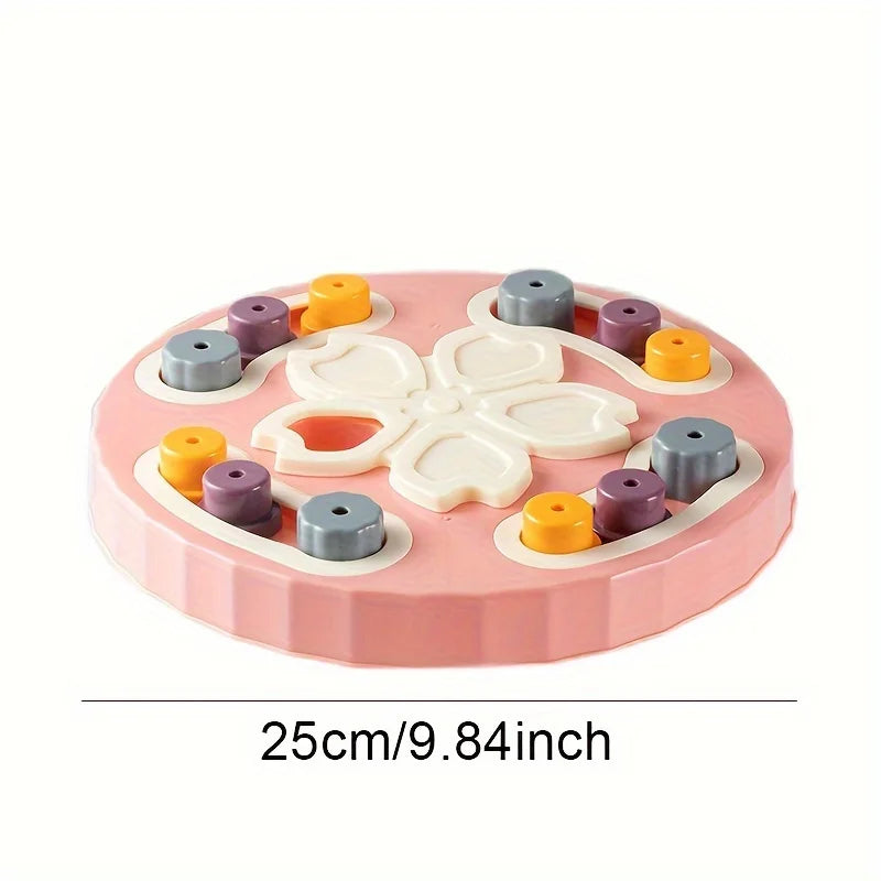 AUSIDAPET Cartoon Patterned Nylon Chew Toy Suitable for All Breed Sizes Interactive Slow Feeding Bowl Puzzle for Dog Cat Toys Interactive