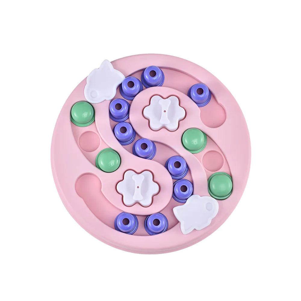 AUSIDAPET Dog Puzzle Toys Slow Feeder Interactive Puppy Increase IQ Training Game Food Dispenser Slowly Eating NonSlip Bowl Pet Dogs Toy