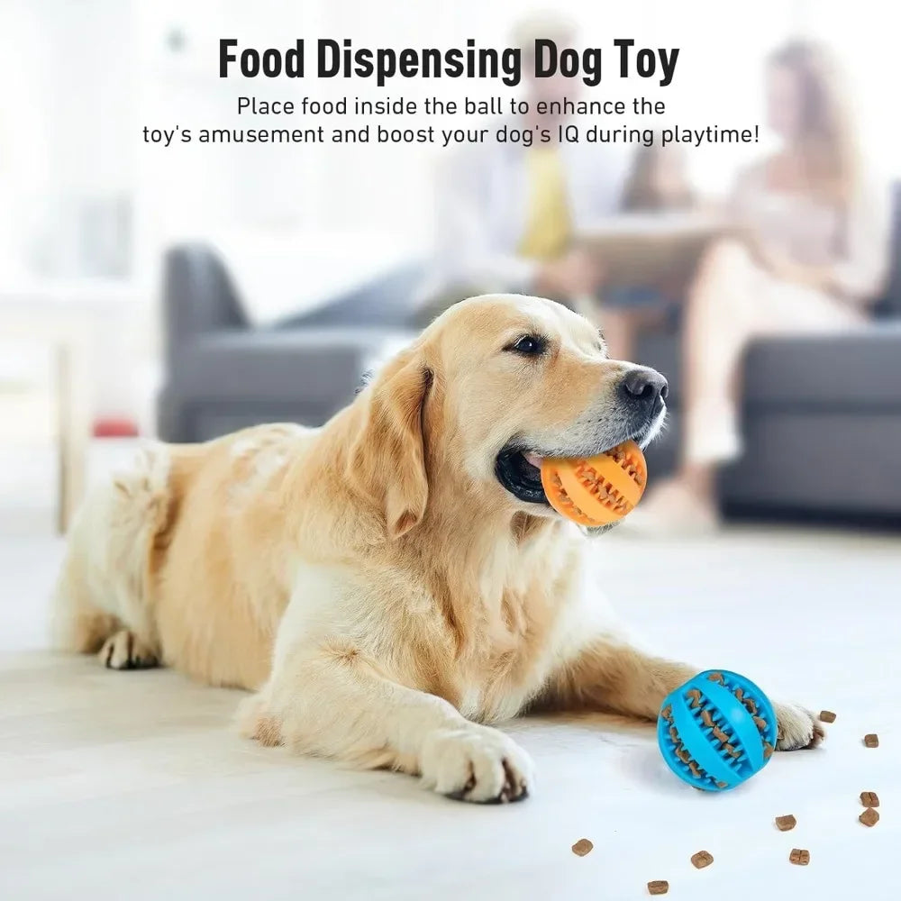 AUSIDAPET Dog Rope Ball Bite Resistance Training Ball with Rope Interesting Puzzle Teething Toy for Molar Teeth Cleaning Boredom Relieving