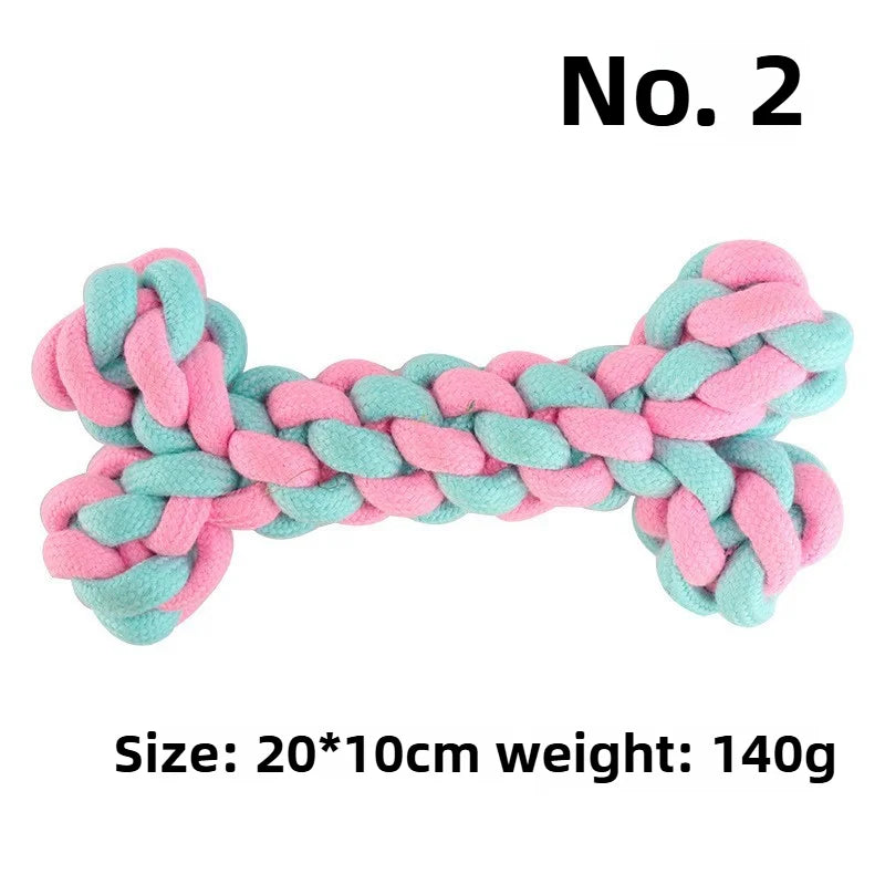 AUSIDAPET Dog toys chewing Pet Cotton Rope interactive knot Pets toy set chew Bite Molar Interaction dogs accessories Supplies