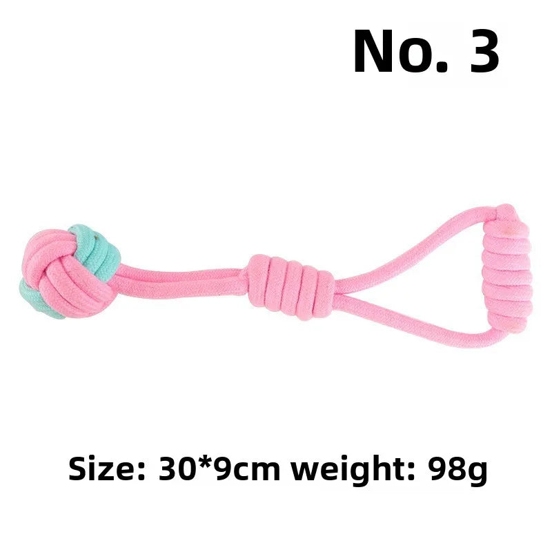 AUSIDAPET Dog toys chewing Pet Cotton Rope interactive knot Pets toy set chew Bite Molar Interaction dogs accessories Supplies