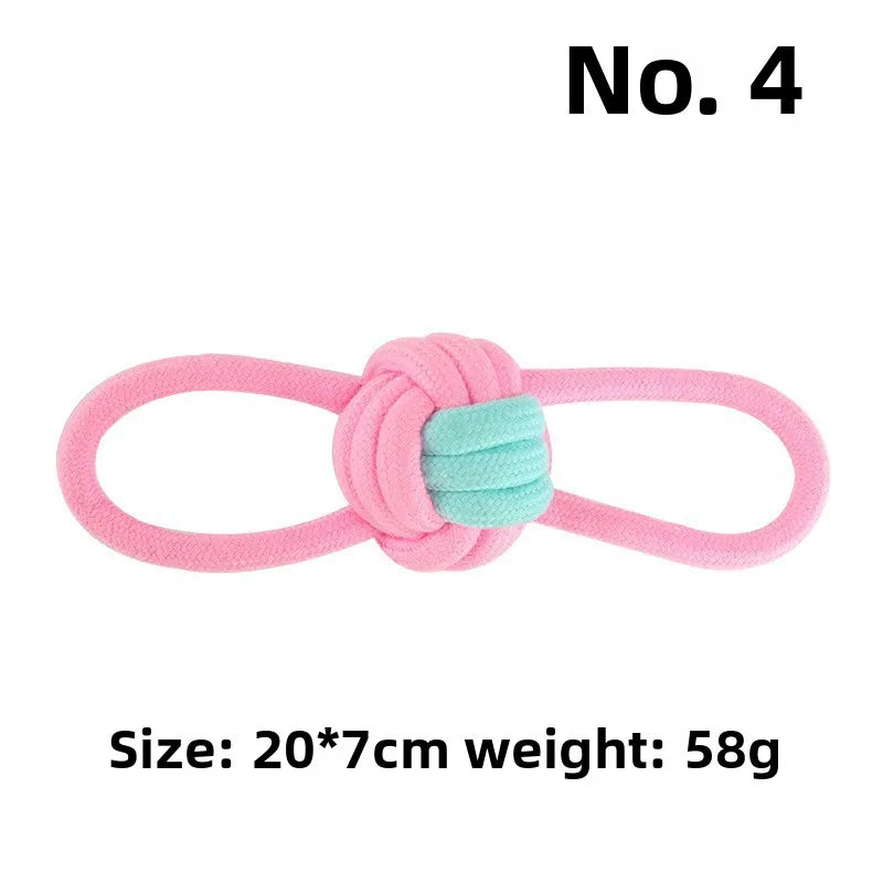 AUSIDAPET Dog toys chewing Pet Cotton Rope interactive knot Pets toy set chew Bite Molar Interaction dogs accessories Supplies