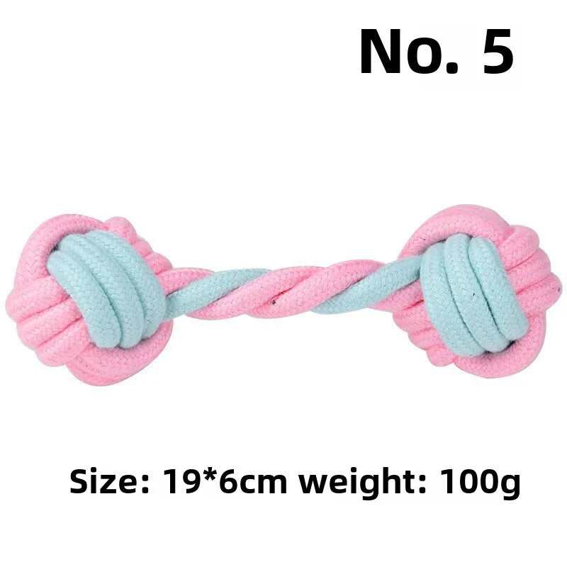 AUSIDAPET Dog toys chewing Pet Cotton Rope interactive knot Pets toy set chew Bite Molar Interaction dogs accessories Supplies