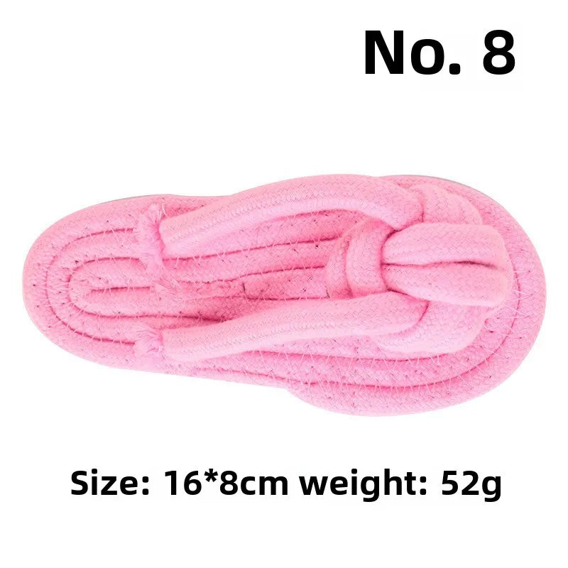 AUSIDAPET Dog toys chewing Pet Cotton Rope interactive knot Pets toy set chew Bite Molar Interaction dogs accessories Supplies
