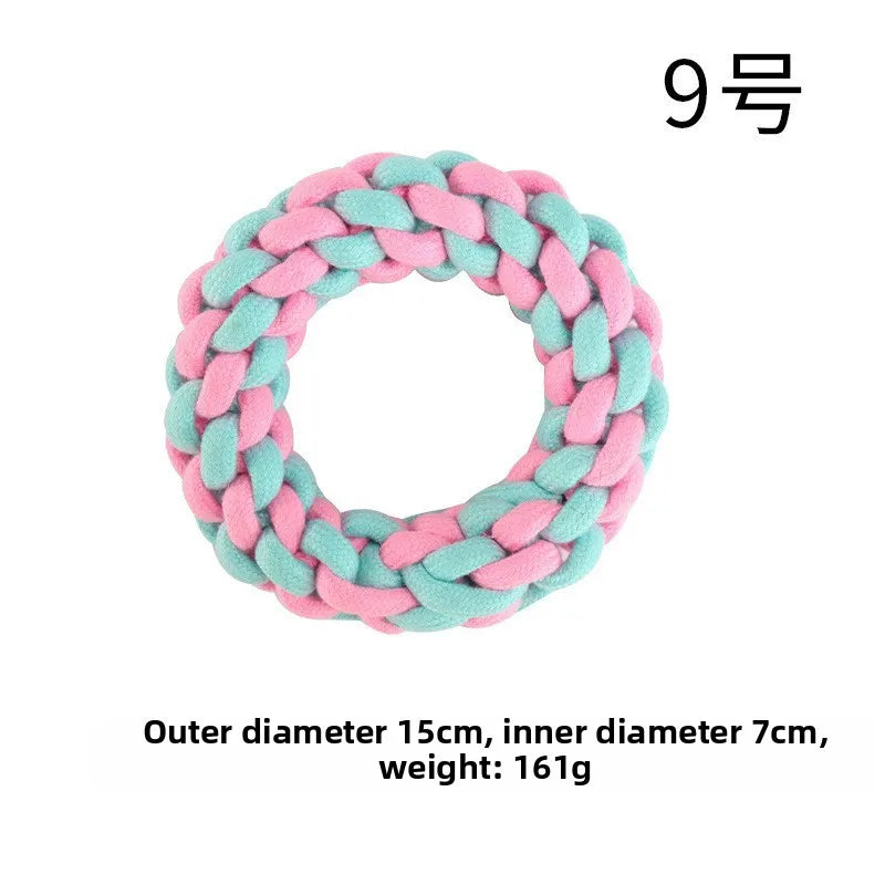AUSIDAPET Dog toys chewing Pet Cotton Rope interactive knot Pets toy set chew Bite Molar Interaction dogs accessories Supplies