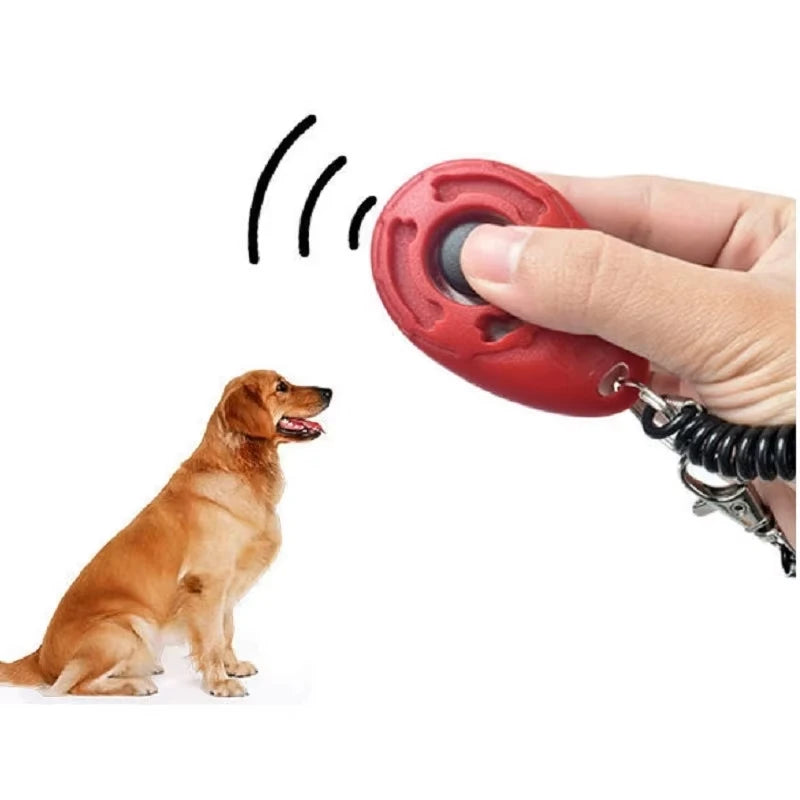 AUSIDAPET Dog Training Clicker Pet Cat Dog Click Trainer Various Style Aid Adjustable WristStrap Sound Key Chain Dog Repeller Pet Product