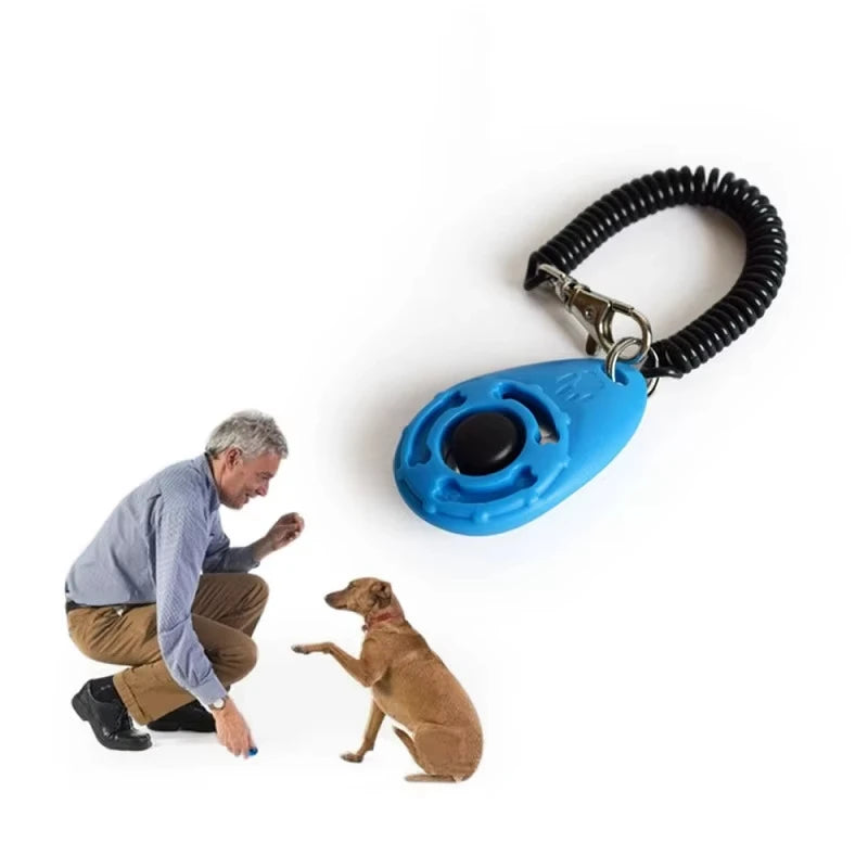 AUSIDAPET Dog Training Clicker Pet Cat Dog Click Trainer Various Style Aid Adjustable WristStrap Sound Key Chain Dog Repeller Pet Product