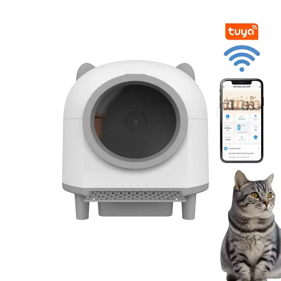 AUSIDAPET “Dolphin”Smart Cat Litter Box pro
