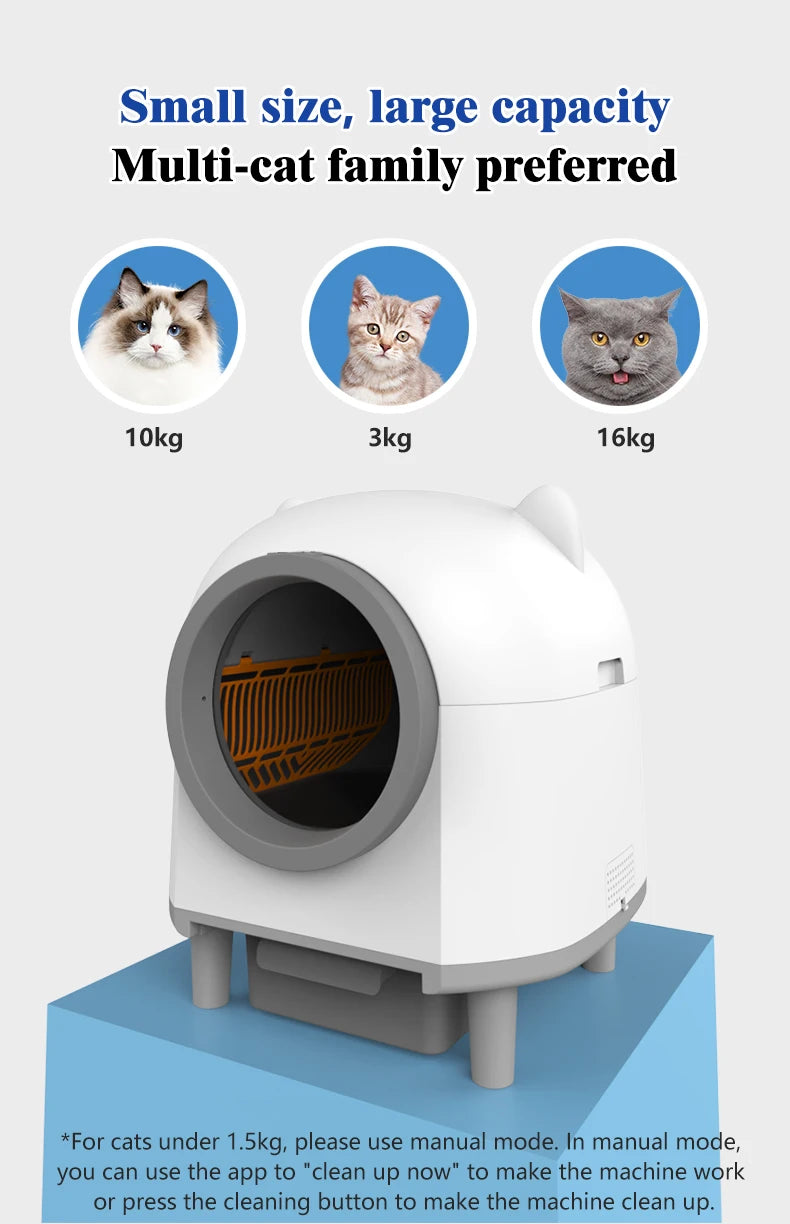 AUSIDAPET “Dolphin”Smart Cat Litter Box pro