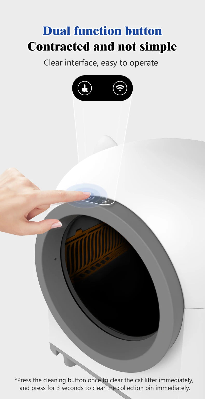 AUSIDAPET “Dolphin”Smart Cat Litter Box pro