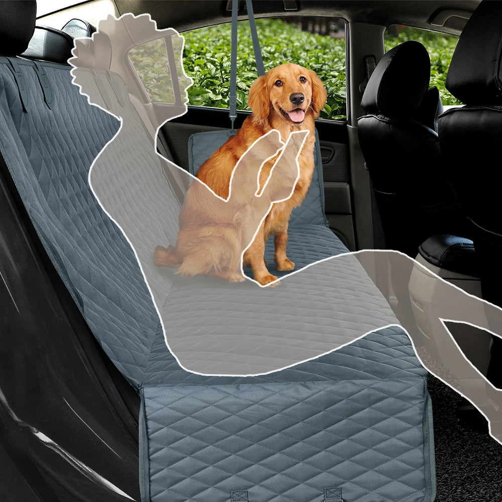AUSIDAPET Heavy Duty Car Rear Back Seat Cover Pet Dog Cat Safety Cover Travel Carrier Hammock Auto Waterproof Seat Protector Mat For Dogs