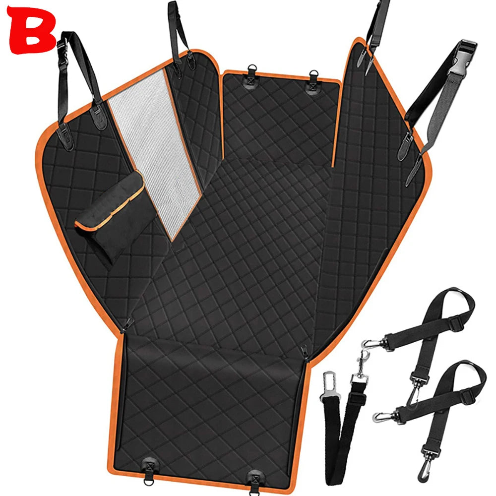 AUSIDAPET Heavy Duty Car Rear Back Seat Cover Pet Dog Cat Safety Cover Travel Carrier Hammock Auto Waterproof Seat Protector Mat For Dogs