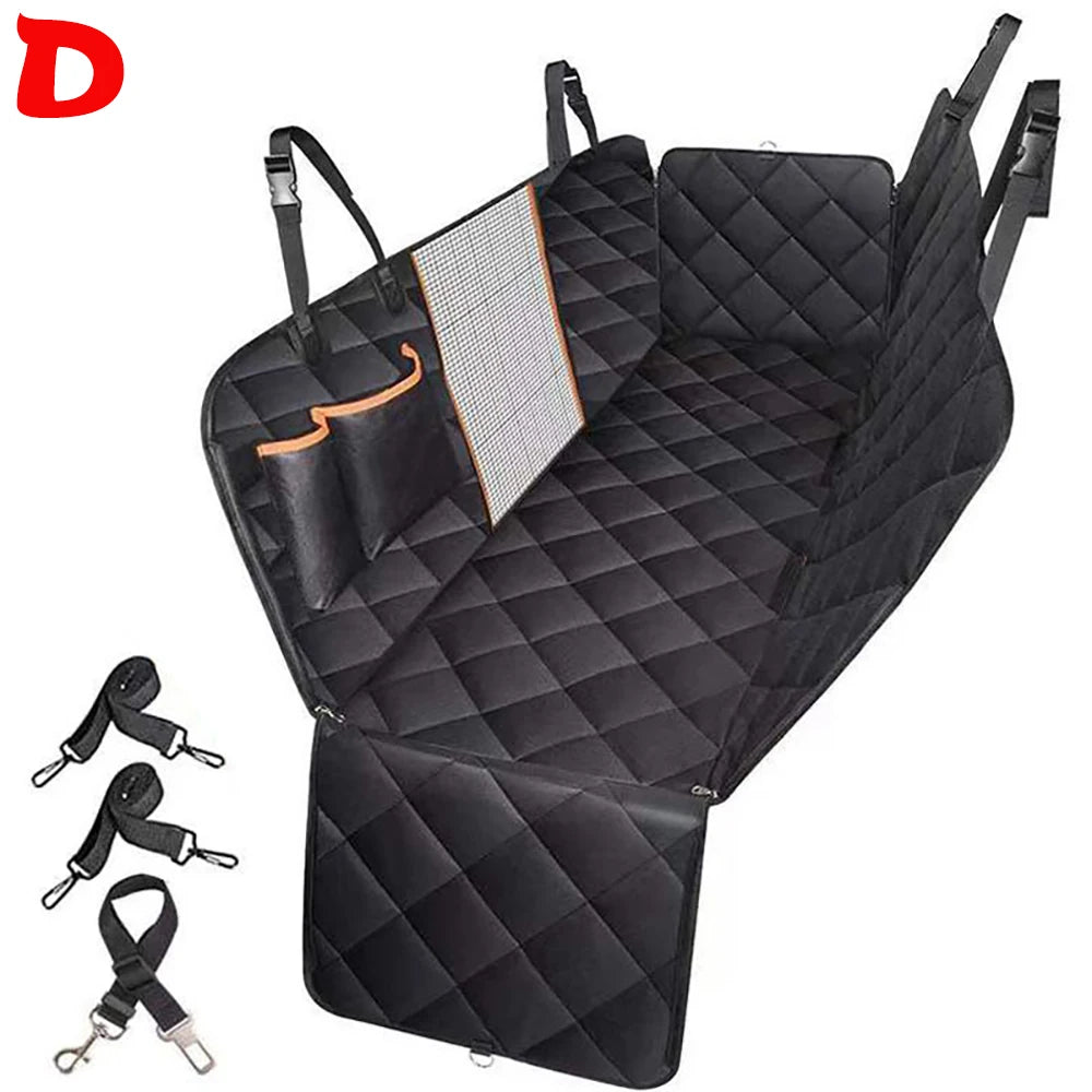 AUSIDAPET Heavy Duty Car Rear Back Seat Cover Pet Dog Cat Safety Cover Travel Carrier Hammock Auto Waterproof Seat Protector Mat For Dogs