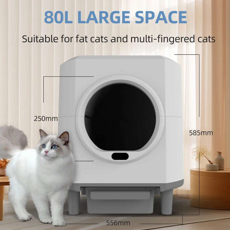 AUSIDAPET “Hippopotamus”Smart Cat Box pro