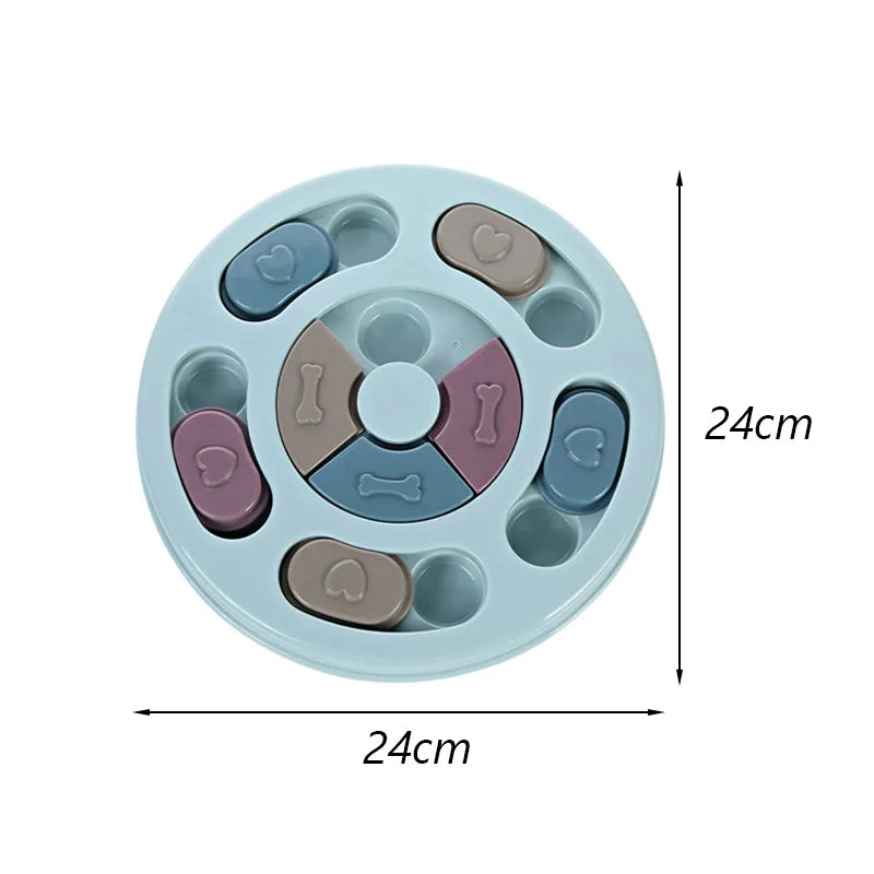 AUSIDAPET Interactive Cat Dog Puzzle Toy Slow Food Bowls for Cats Small Dogs Kitten Pet Training Toys Improve IQ Game juguetes para gatos