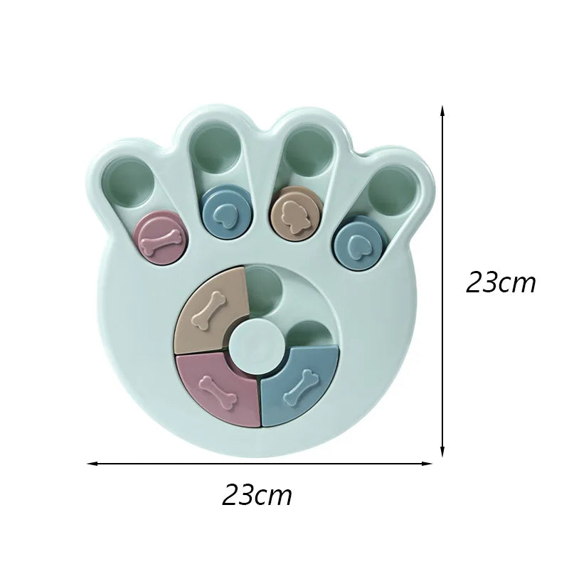 AUSIDAPET Interactive Cat Dog Puzzle Toy Slow Food Bowls for Cats Small Dogs Kitten Pet Training Toys Improve IQ Game juguetes para gatos