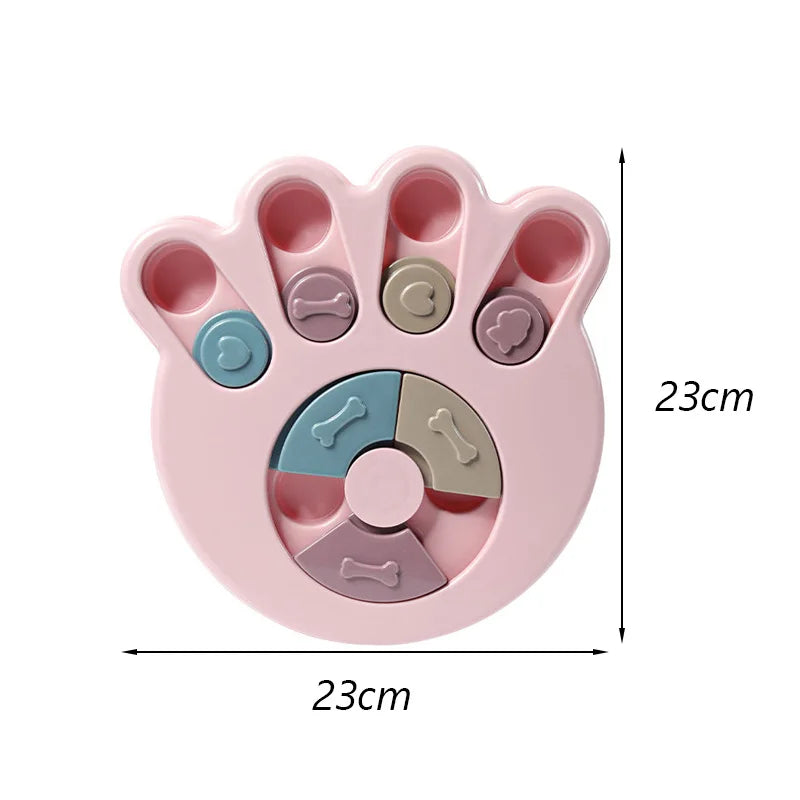 AUSIDAPET Interactive Cat Dog Puzzle Toy Slow Food Bowls for Cats Small Dogs Kitten Pet Training Toys Improve IQ Game juguetes para gatos