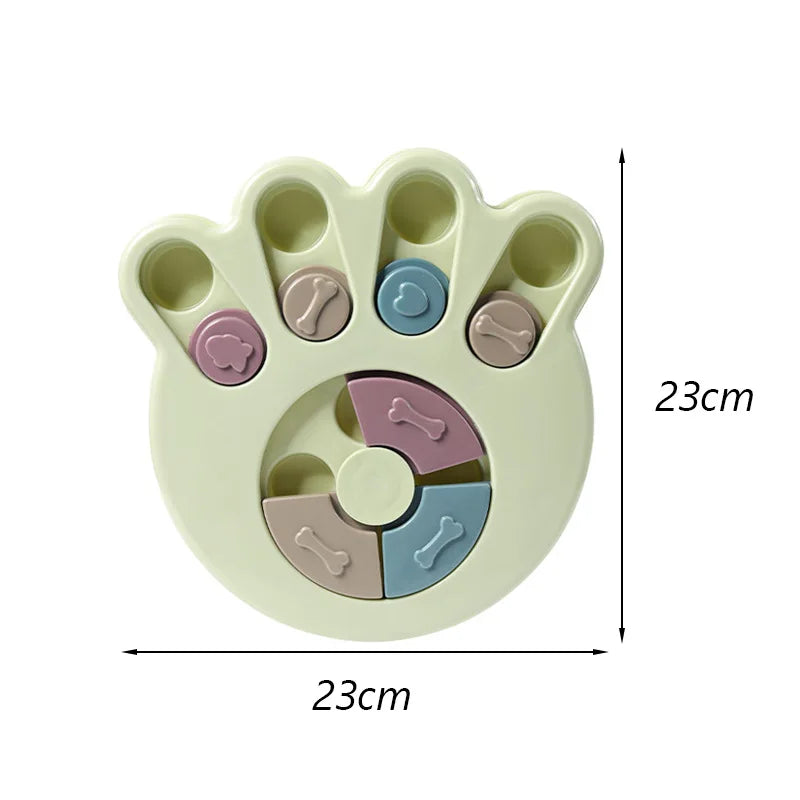 AUSIDAPET Interactive Cat Dog Puzzle Toy Slow Food Bowls for Cats Small Dogs Kitten Pet Training Toys Improve IQ Game juguetes para gatos