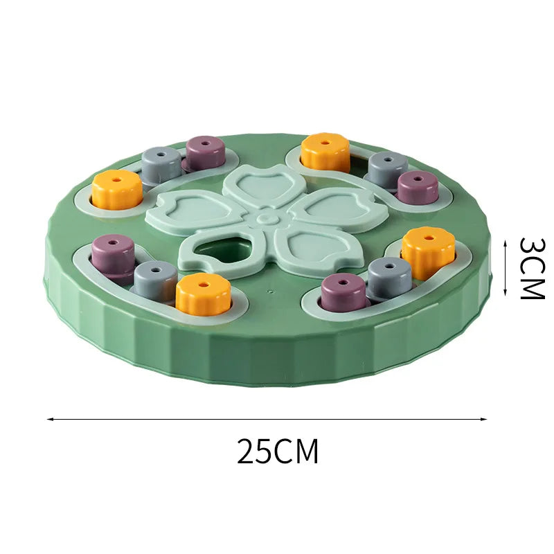 AUSIDAPET Interactive Cat Dog Puzzle Toy Slow Food Bowls for Cats Small Dogs Kitten Pet Training Toys Improve IQ Game juguetes para gatos