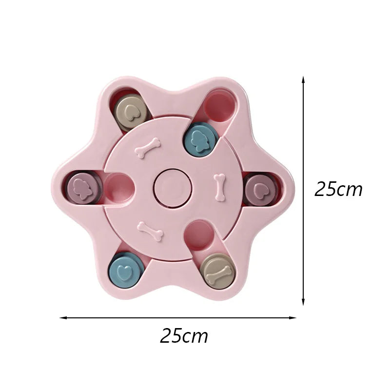 AUSIDAPET Interactive Cat Dog Puzzle Toy Slow Food Bowls for Cats Small Dogs Kitten Pet Training Toys Improve IQ Game juguetes para gatos