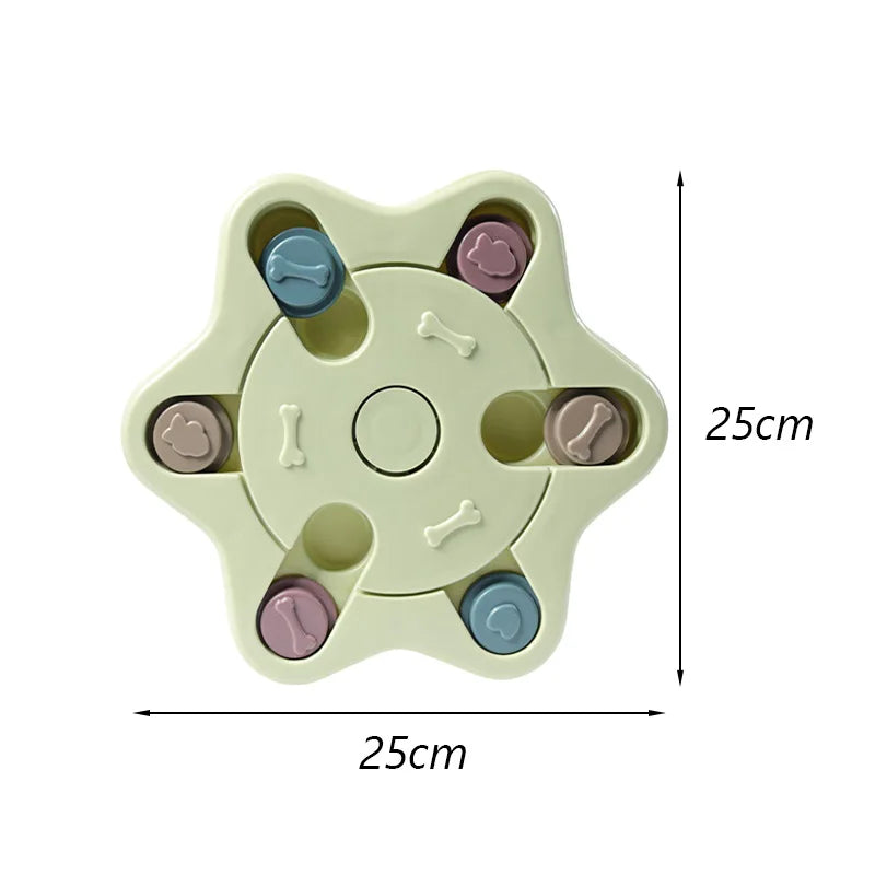 AUSIDAPET Interactive Cat Dog Puzzle Toy Slow Food Bowls for Cats Small Dogs Kitten Pet Training Toys Improve IQ Game juguetes para gatos