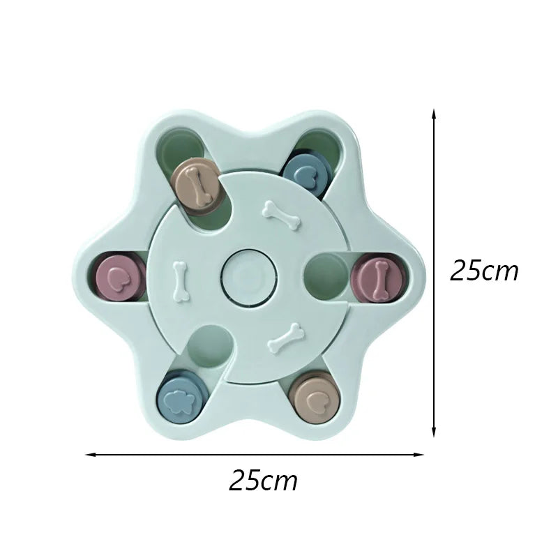 AUSIDAPET Interactive Cat Dog Puzzle Toy Slow Food Bowls for Cats Small Dogs Kitten Pet Training Toys Improve IQ Game juguetes para gatos