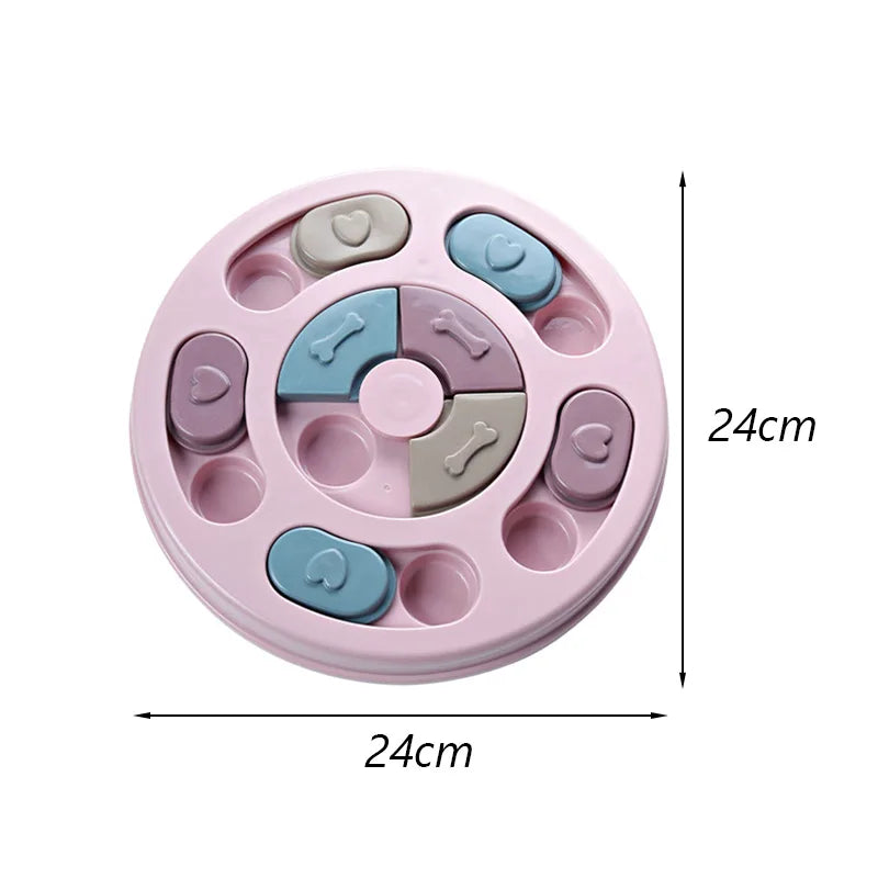 AUSIDAPET Interactive Cat Dog Puzzle Toy Slow Food Bowls for Cats Small Dogs Kitten Pet Training Toys Improve IQ Game juguetes para gatos