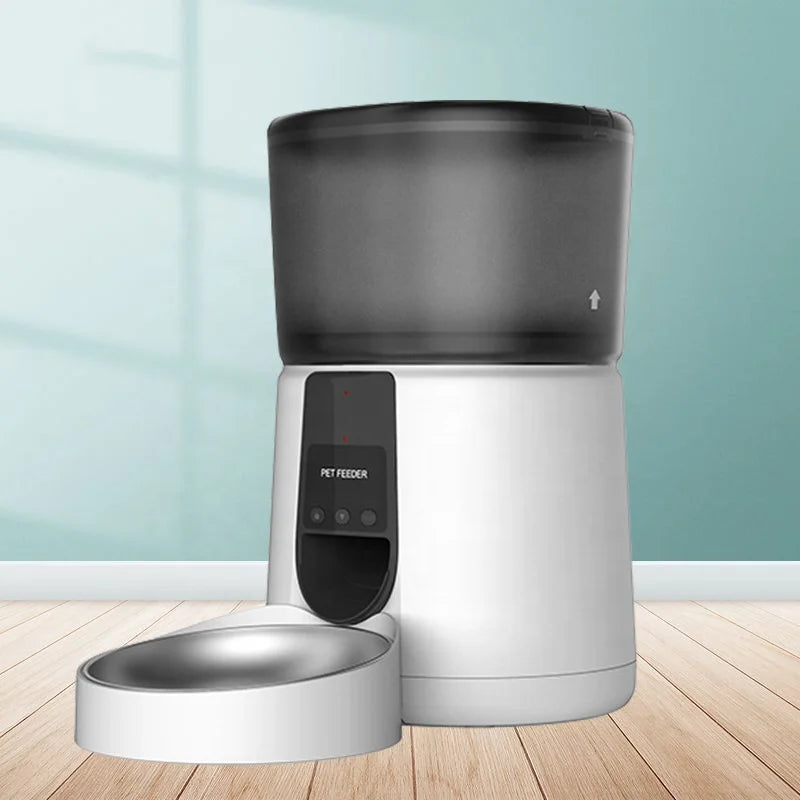 AUSIDAPET Live Real-time Video Voice Interaction Smart Pet Bowls 3.5L Mobile App Remote Feeding Pet Feeder