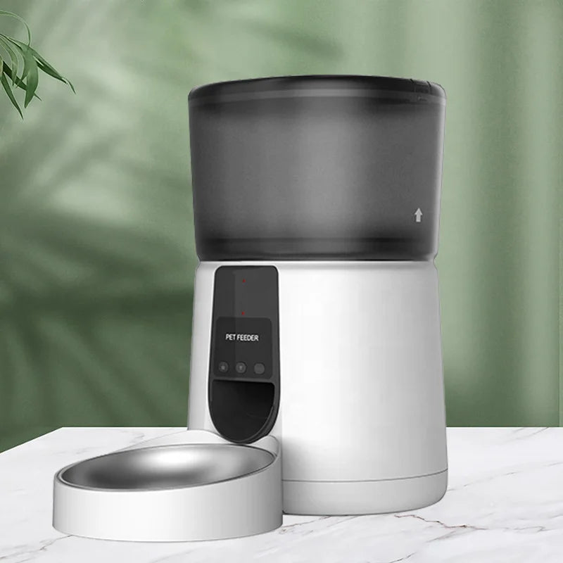 AUSIDAPET Live Real-time Video Voice Interaction Smart Pet Bowls 3.5L Mobile App Remote Feeding Pet Feeder