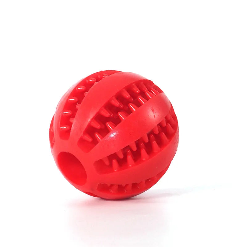 AUSIDAPET Natural Rubber Pet Dog Toys Dog Chew Toys Tooth Cleaning Treat Ball Extra-tough Interactive Elasticity Ball5cm for Pet Products