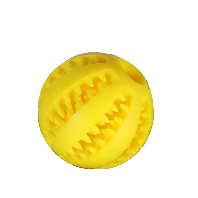AUSIDAPET Natural Rubber Pet Dog Toys Dog Chew Toys Tooth Cleaning Treat Ball Extra-tough Interactive Elasticity Ball5cm for Pet Products