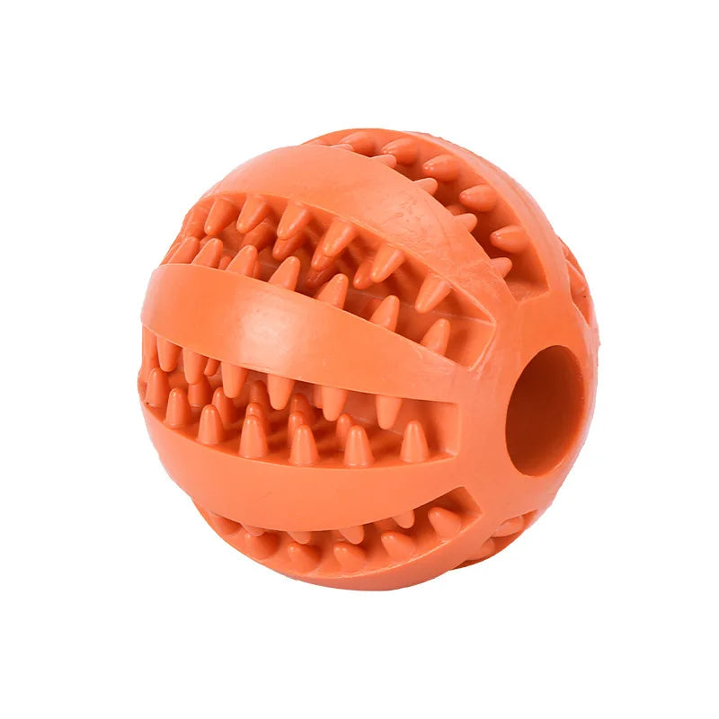 AUSIDAPET Natural Rubber Pet Dog Toys Dog Chew Toys Tooth Cleaning Treat Ball Extra-tough Interactive Elasticity Ball5cm for Pet Products