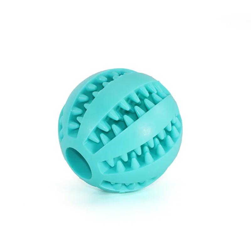 AUSIDAPET Natural Rubber Pet Dog Toys Dog Chew Toys Tooth Cleaning Treat Ball Extra-tough Interactive Elasticity Ball5cm for Pet Products