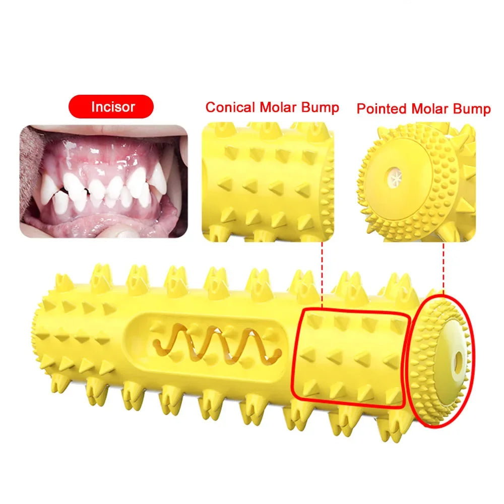 AUSIDAPET New Product Dog Molar Toothbrush Dog Molar Tooth Stick Puppy Dental Care Durable Dog Chew Toy Elasticity Soft Pet Tooth Cleaning