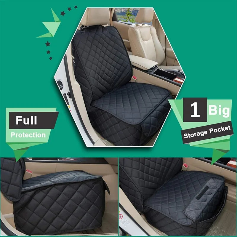 AUSIDAPET Pet Car Basket Copilot Cat Safety Seat Litter Pet Dog Waterproof Dirtproof and Biteproof Car Cushion Car Seat Artifact