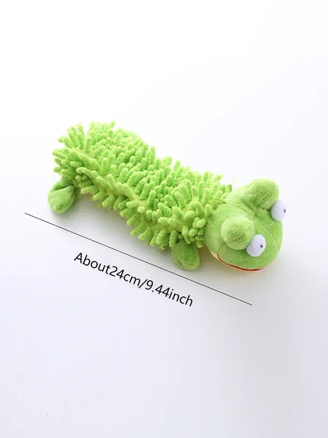 AUSIDAPET Pet dog toy sound plush toy mop shell frog hippo teeth grinding supplies Toys for dogs Dogs toys Dog tag Toddler toys Plush Dog