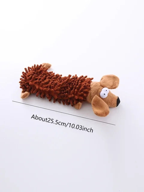 AUSIDAPET Pet dog toy sound plush toy mop shell frog hippo teeth grinding supplies Toys for dogs Dogs toys Dog tag Toddler toys Plush Dog