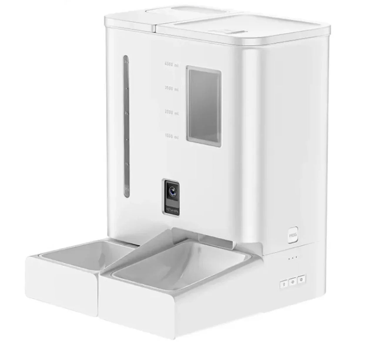 AUSIDAPET Pet Food Feeder And Water Dispenser Set 2 In 1 Automatic Cat Feeder And Water Fountain With Camera Monitor